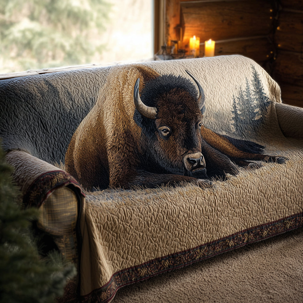 Majestic Plains Quilted Couch Cover Cat Scratch Furniture Protector Mother’s Day Gift Ideas – Trendwearapparel