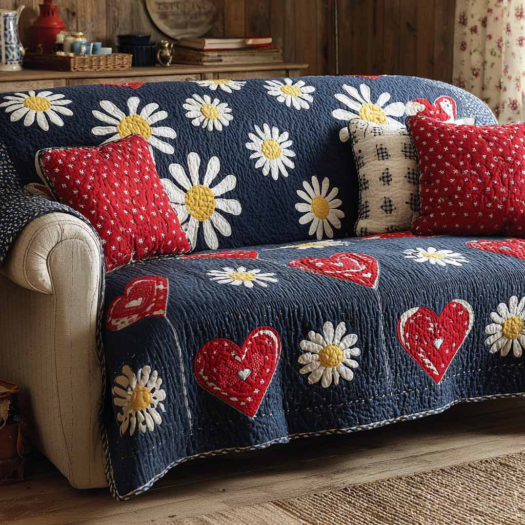 Mama Garden Quilted Couch Cover Washable Sofa Pet Protector Mother’s Day Gifts For Cat Mom – Trendwearapparel