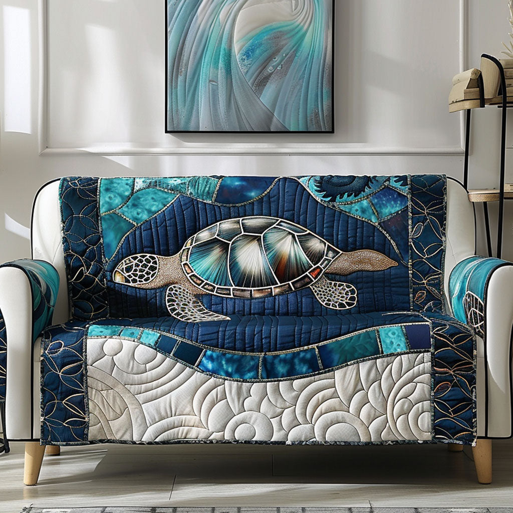 Nautical Grace Quilted Couch Cover Washable Furniture Covers For Pets Moms Day Gift Ideas – Trendwearapparel