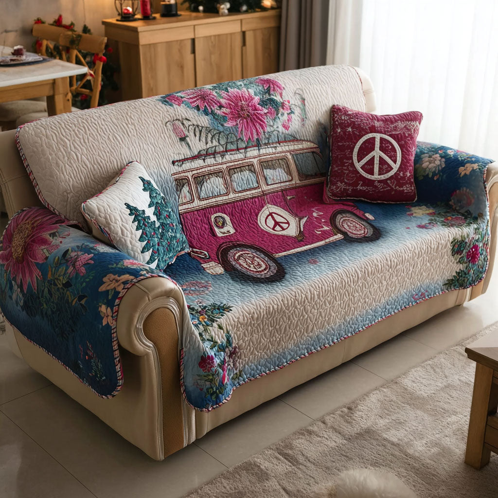 Nomads Garden Quilted Couch Cover Washable Settee Covers For Dogs Mother’s Day Gifts For Dog Mom – Trendwearapparel