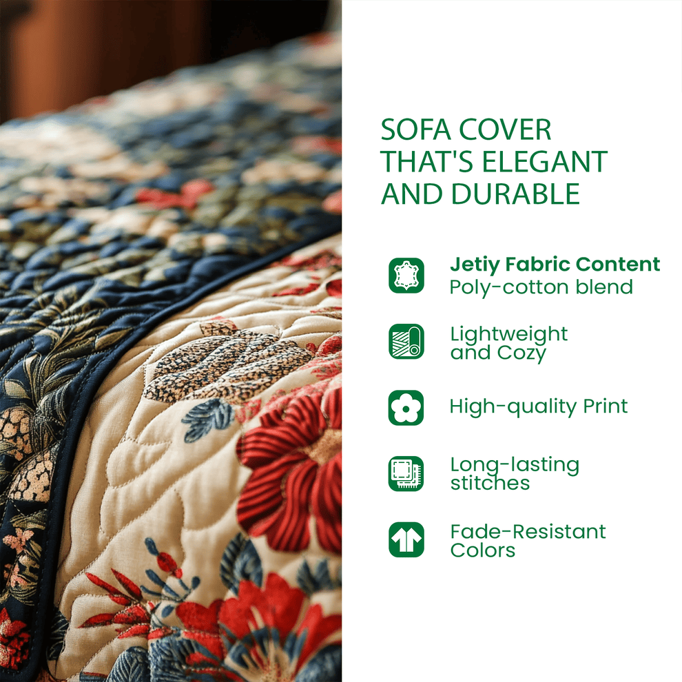 Pasture View Quilted Couch Cover Washable Furniture Covers For Pets New Home Gift Ideas – Trendwearapparel