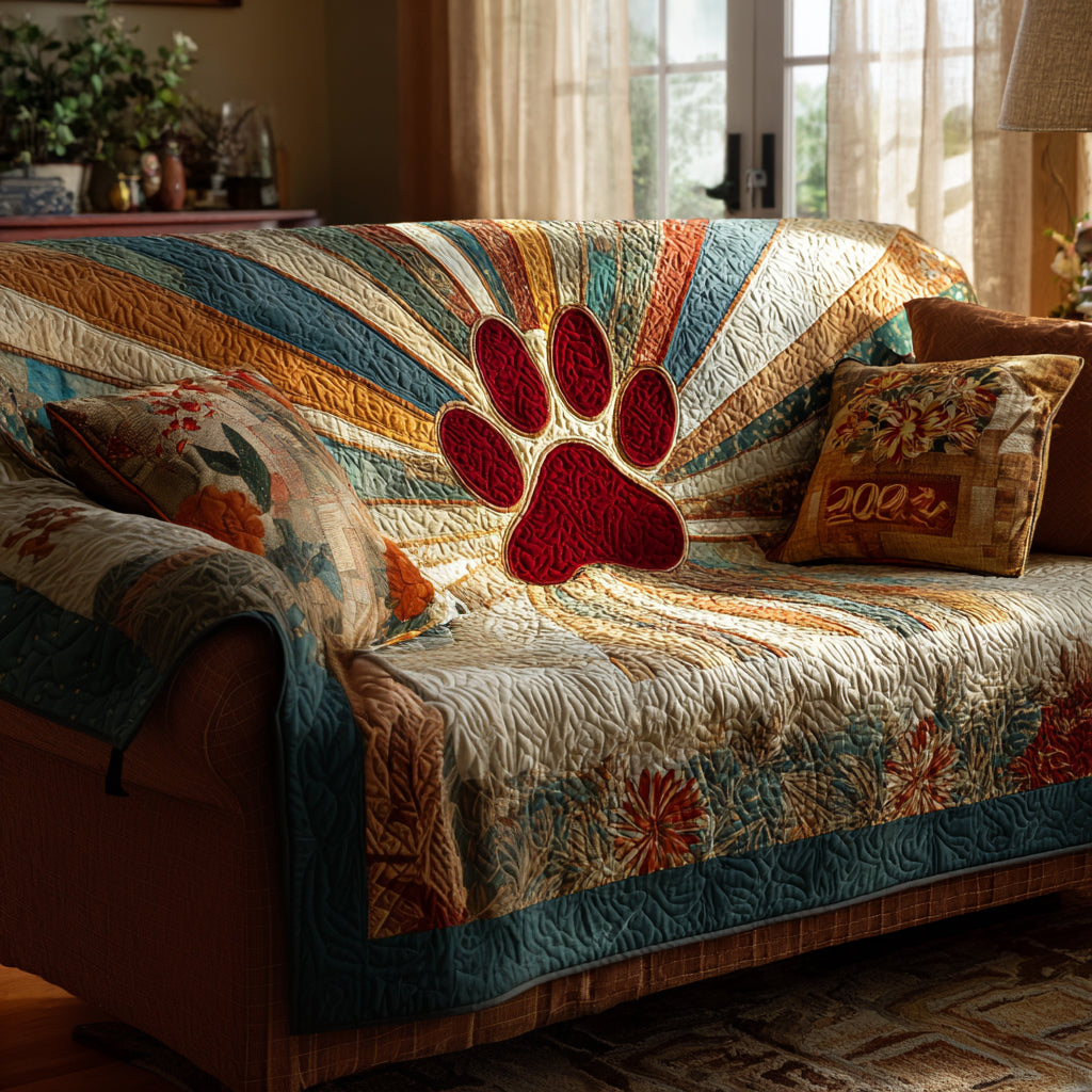 Pawland Meadow Quilted Couch Cover Washable Cat Proof Sofa Cover Mother’s Day Gift Ideas – Trendwearapparel
